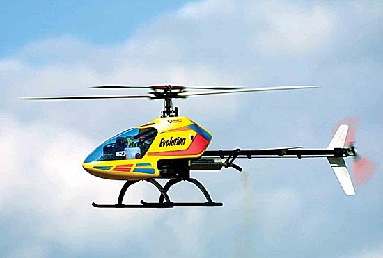 Helicóptero motor explosión Sky Fox Evolution de Vario